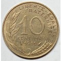 BRILLIANT 1986 10 centimes France - AU