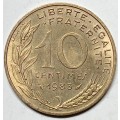 BRILLIANT 1983 10 centimes France - AU