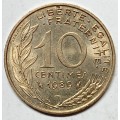 BRILLIANT 1989 10 centimes France - BU