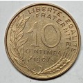 BRILLIANT 1967 10 centimes France - AU