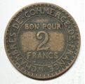 1922 FRANCE 2 FRANCS