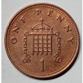 2007 GREAT BRITAIN  1 PENNY / NEW PENCE (with error closed R)