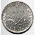 1969 France 1 franc - AU