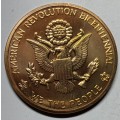 1776 -1976 USA National Bicentennial Medal bronze - Original Mint Issue with COA