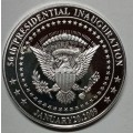 2009 President Barack Obama medal inauguration - Silver Plated