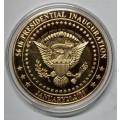 2009 President Barack Obama inauguration medal - Gold Plated