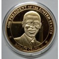 2009 President Barack Obama inauguration medal - Gold Plated