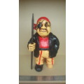 Elweco Giftware - Polyresin - Pirate Holding Wooden Stake