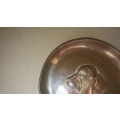 Vintage! Copper Plaque - Dachshund Plate - Wall Hanging