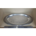 Vintage! Sambonet - Made In Italy - Silver Plated Oval Platter Elite