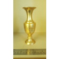 Vintage - Brass - Small Fluted Indian Vase