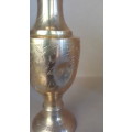 Vintage - Brass - Small Fluted Indian Vase