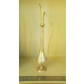 Vintage - Brass - Tall Indian Pitcher - Long Neck Oil Dispenser - Hand Etched