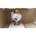 Vintage! Marble Rose - A Near Pair - Bedside Lamps