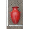 Vintage! Large Clay 2 Handled Vase / Urn