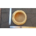African Zulu Bowl !  Light Wood - Burnt / Branded Patterning