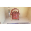 Vintage! Wooden Potjie Pot - Small