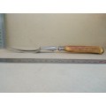 Antique! - Walker And Hall - Non Stain Antler Handle Carving Fork