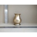 Vintage! Brass Flower Vase - Brass Urn - Rustic Brass Vase