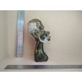 African! - Hand Carved - Stone Tribal Bust of a Old Man