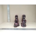 Chinese - Feng Shui - Pair Of Chi Lin, Male And Female Chinese Dragon Horses