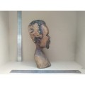 Africana! Hand Carved Wooden Bust - Shona Male