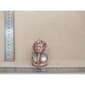 Vintage! Solid Bronze Metal Sculpture Egyptian King Tut Bust