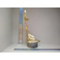 Vintage! Heavy Solid Brass - Beautiful Art Deco Stylized Figural Sculpture