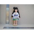 Vintage! Nazare Portugal - Dressed Pimar Small Costume Doll - Traditional 7 Petticoat