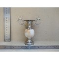 Vintage! Small Greek Onyx / Marble Miniature Decorative Urn