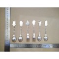 Vintage! - Dutch - Holland America Line Set  - Silver Plated - Set Of 6 Dessert Spoons And Forks