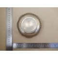 Antique! Victorian - Sampson Mordon - Silver Plated - Pierced Openwork Basket