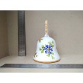 Vintage! - Italian - Ceramic Hand Painted - Table Bell (Signed) (Repaired)