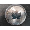 .999 Fine Silver - 1 Oz - 2020 - Canadian Silver Maple - in capsule