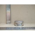 Vintage! Silver Plated - Oval Hinged - Trinket / Keepsake / Pill Box
