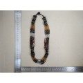 Africana! Zulu / Ndebele - Beaded Rope Necklace