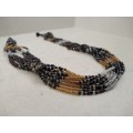 Africana! Zulu / Ndebele - Beaded Rope Necklace