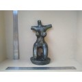 Africana! Shona - Abstract Figurative Hand-Carved Stone Sculpture - Nude Woman