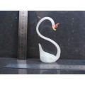 Vintage! Handmade Glass Figurine - Graceful Swan