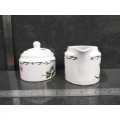 Vintage! Thailand - International China Company - Stoneware - Creamer And Sugar Bowl