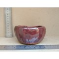 Vintage! Studio Art Pottery - Thick Heavy - Small Pinch Pot Bowl