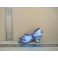 Vintage! Alcobaca - Portugal - Hand Painted Pottery - Porcelain - High Heel Shoe