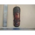 Africana! Zambia- Small Hand-Carved Wooden - Tribal Mask