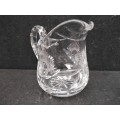 Vintage! Small - Cut Glass - Milk Jug (Cracked)