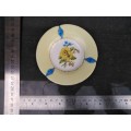 Vintage! German - Arzberg - Porcelain - Yellow Floral Pattern - Small Saucer (Signed)