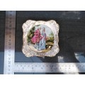 Vintage! James Kent Ltd - Longton England - `Romance` - Porcelain Trinket Pin Tray