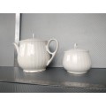 Vintage! German - Bavaria - TRISA - Fine Porcelain - Tea Pot And Sugar Bowl