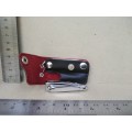 Vintage! Nail Clipper Keychain In Pouch - Made In Korea