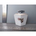 Vintage! Rose Art Porcelain Table Top Cigarette Lighter Made In Japan