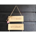 Wooden Wall Hanging - 3 Tier